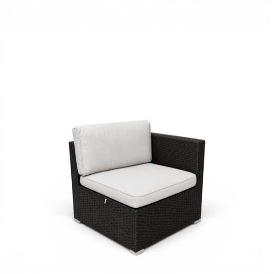 Picture of Wicker, Black Corner Chair, Kit