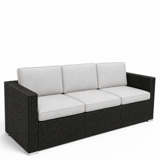 Picture of Wicker, Black Sofa, Kit