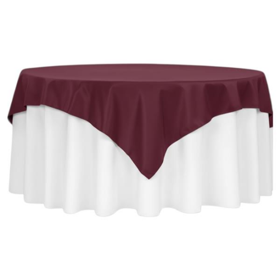 Picture of Vantage, Burgundy 54" Square Linen