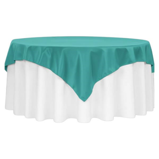 Picture of Vantage, Turquoise 54" Square Linen