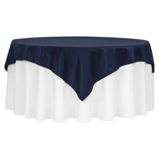 Picture of Vantage, Navy Blue 72" Square Linen