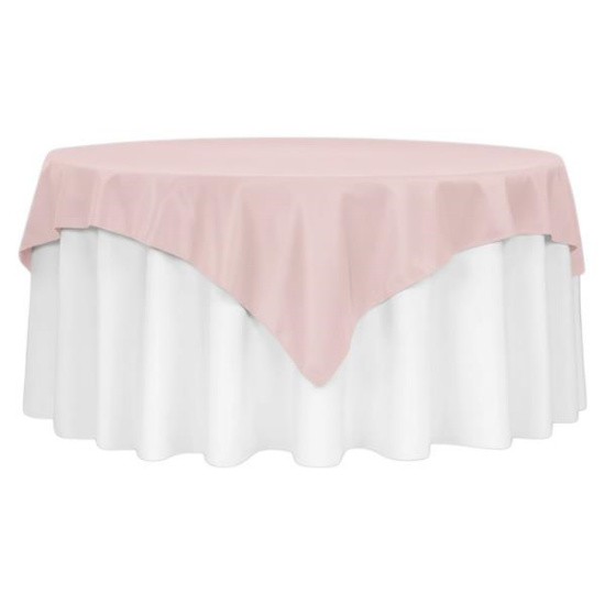 Picture of Vantage, Pastel Pink 72" Sq Linen