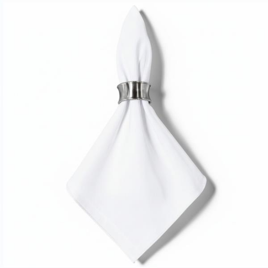 Picture of Vantage, White Linen Napkin 