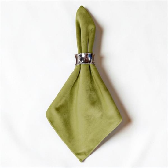 Picture of Velvet, Leaf Linen Napkin