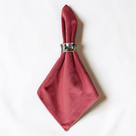 Picture of Velvet, Merlot Linen Napkin