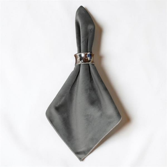 Picture of Velvet, Smoke Linen Napkin