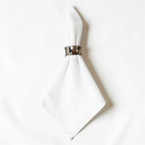 Picture of Velvet, White Linen Napkin