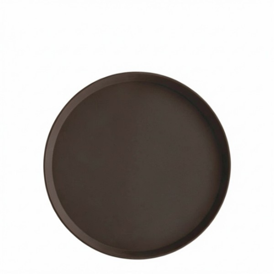 Picture of Waiter Service Bar Tray, 16"Rd Brwn