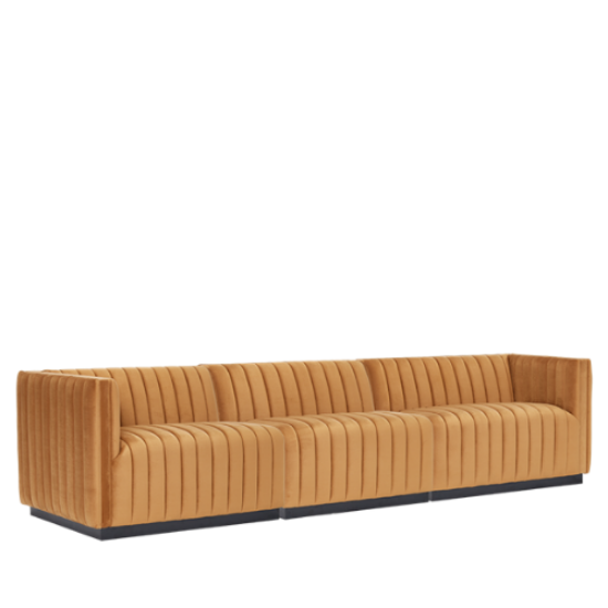 Picture of Velvet Honey, Ribbed Sofa, Kit