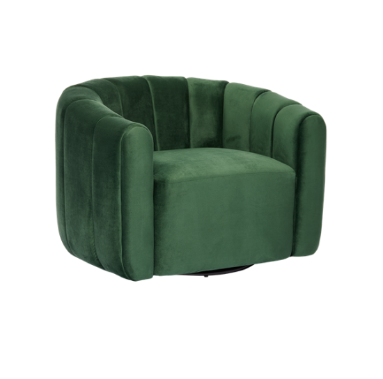 Picture of Velvet, Forest Shell Chair