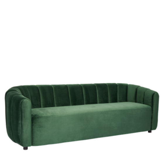 Picture of Velvet, Forest Shell Sofa
