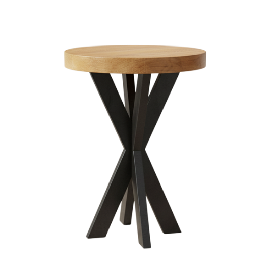 Picture of Twist, Natural/Black Cocktail Table
